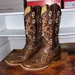 Western Brown Boots